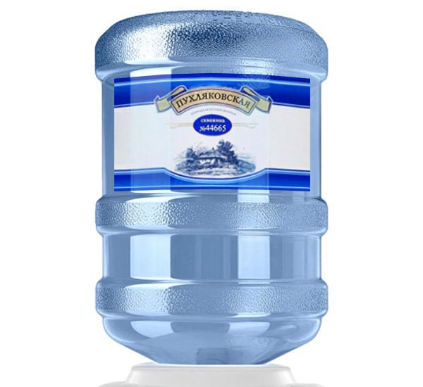 Вода Пухляковская 19 литров