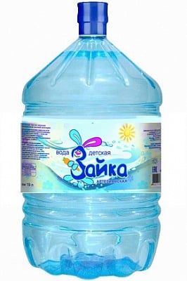 Детская вода "Зайка" 19 л в одноразовой таре