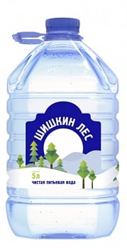 ШИШКИН ЛЕС артезианская питьевая вода 5 л