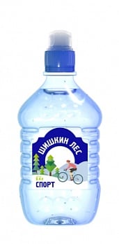 ШИШКИН ЛЕС артезианская питьевая вода 0,4 л sport